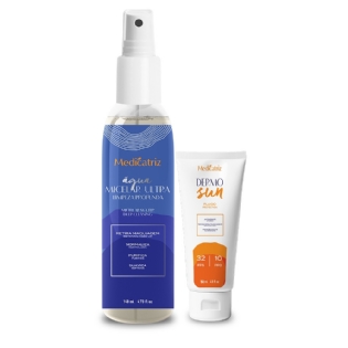 ÁGUA MICELAR + DERMOSUN FLUIDO FPS 32