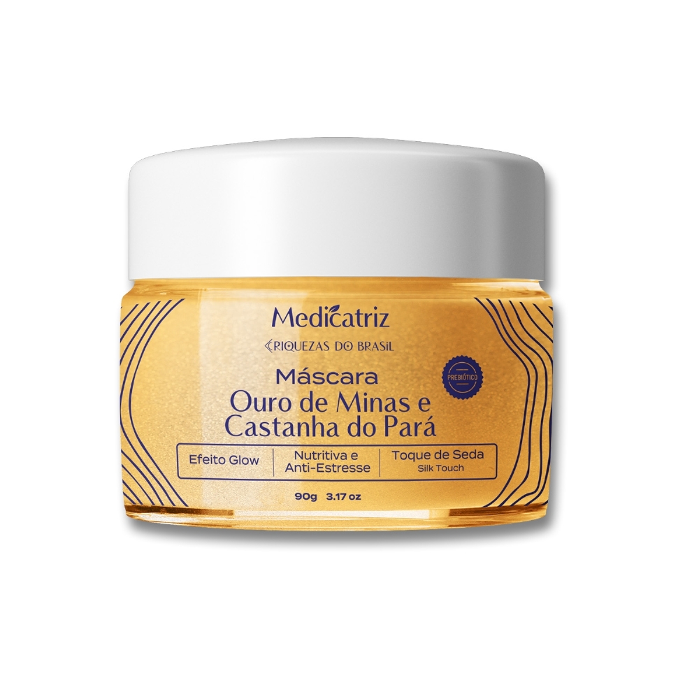 MÁSCARA OURO DE MINAS 90G - ENERGIZANTE E ILUMINADORA