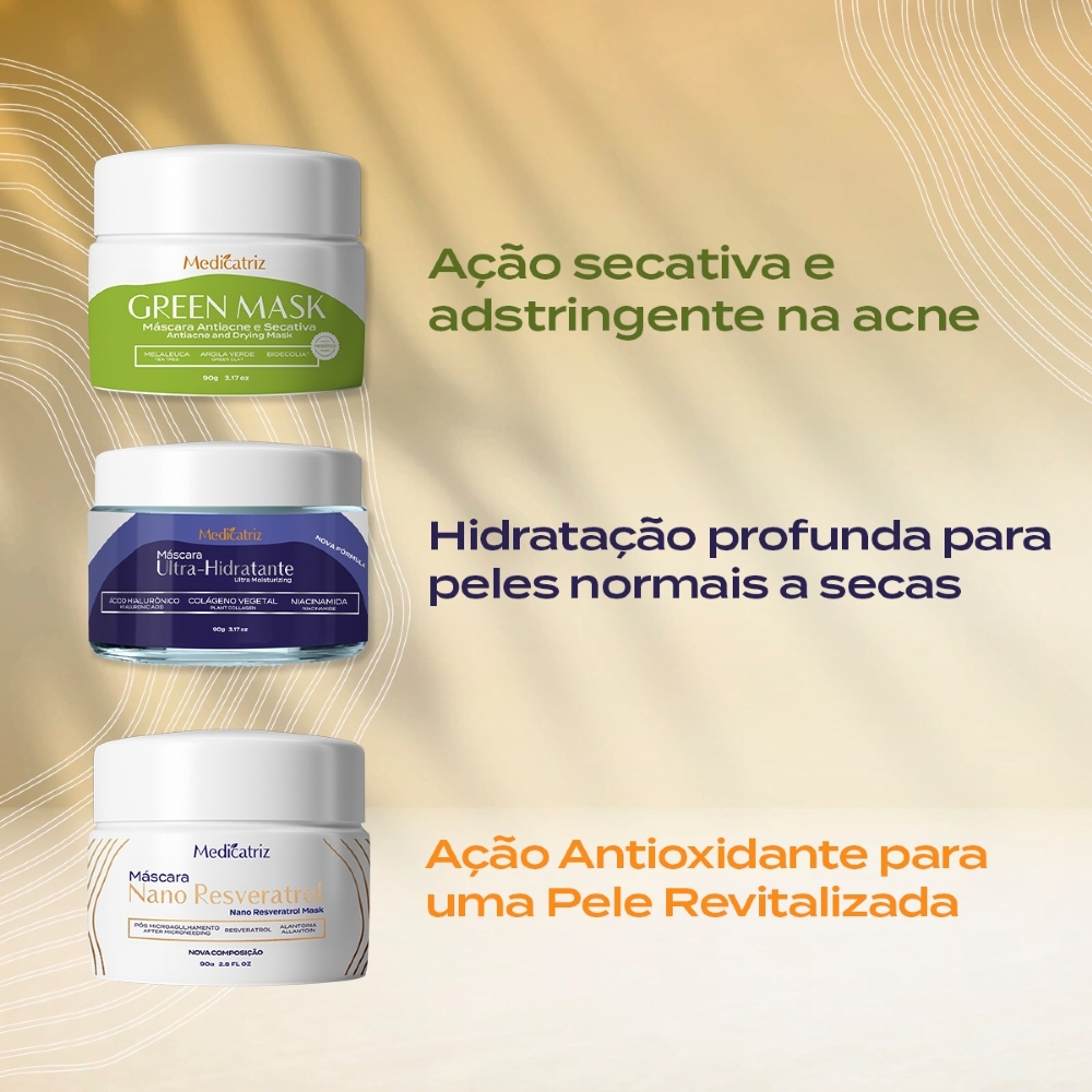 KIT MÁSCARAS ESSENCIAIS