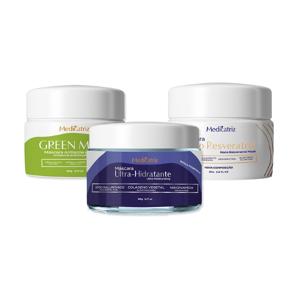 KIT MÁSCARAS ESSENCIAIS