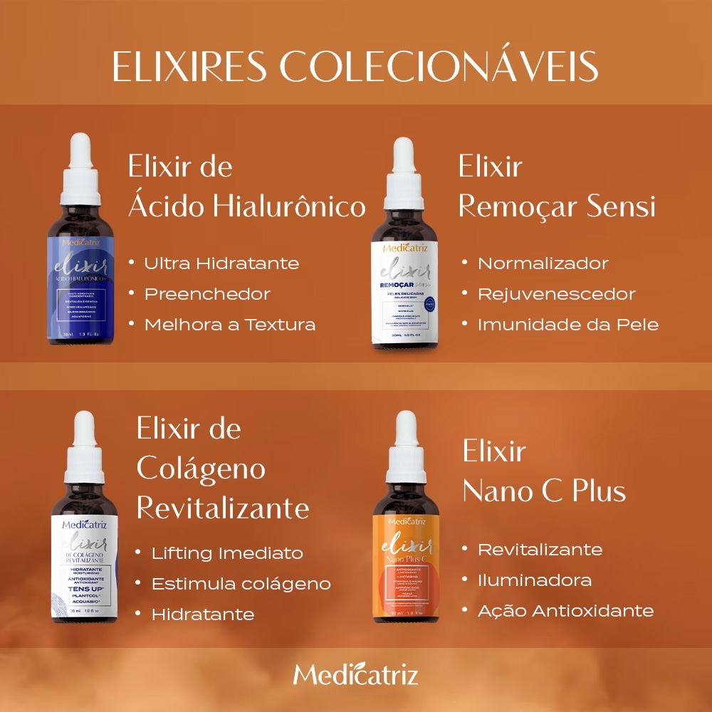 KIT ELIXIRES COLECIONÁVEIS - SÉRUM DE TRATAMENTO
