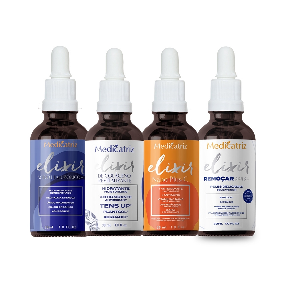 KIT ELIXIRES COLECIONÁVEIS - SÉRUM DE TRATAMENTO