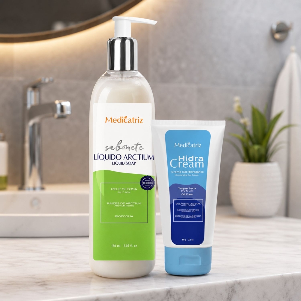 Dupla Essencial - Sabonete Acner Antiacne + Hidra Cream Hidratante