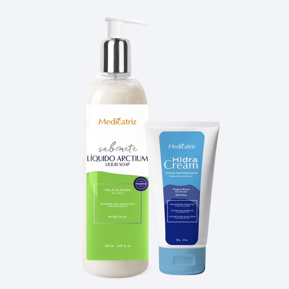 Dupla Essencial - Sabonete Acner Antiacne + Hidra Cream Hidratante